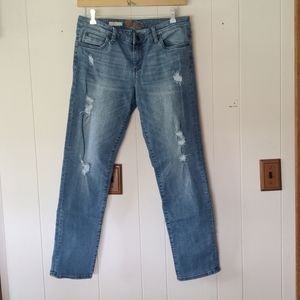 Kut from the kloth Katy boyfriend distressed jeans size 12